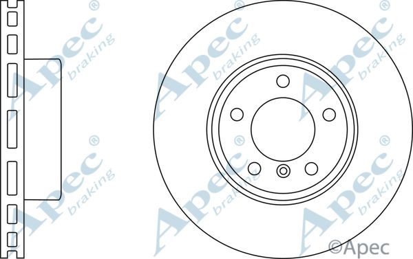 APEC BRAKING stabdžių diskas DSK2392